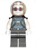 LEGO sh621 Mr. Freeze, Pearl Dark Gray, Neck Bracket with 4 Angled Handles